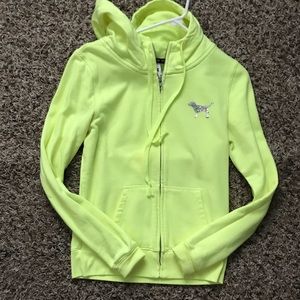 Neon yellow VS PINK hoodie